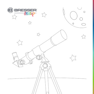 Teleskop Ausmalbild